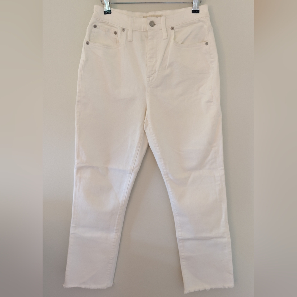 Madewell High Rise Slim Crop Boyjean